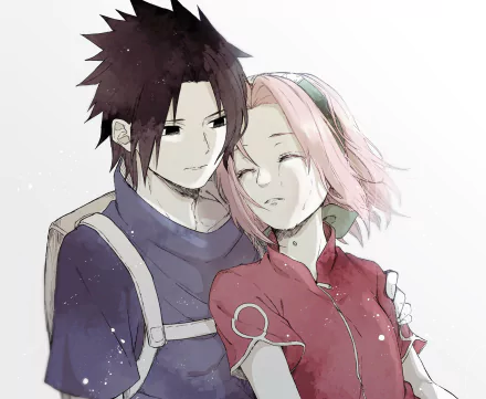 Sakura Haruno Sasuke Uchiha Anime Naruto HD Desktop Wallpaper | Background Image