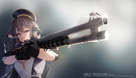 M1014 (Girls Frontline) video game Girls Frontline HD Desktop Wallpaper | Background Image