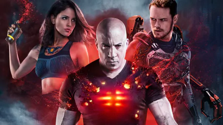 Eiza Gonzalez Sam Heughan Vin Diesel movie Bloodshot HD Desktop Wallpaper | Background Image