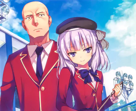 Kōhei Katsuragi Alice Sakayanagi Anime Classroom of the Elite HD Desktop Wallpaper | Background Image