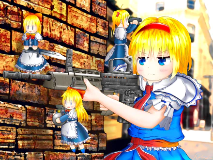 Shanghai Doll Alice Margatroid Anime Touhou HD Desktop Wallpaper | Background Image