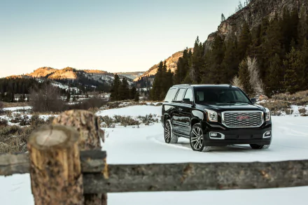 SUV black car car GMC vehicle GMC Yukon Denali HD Desktop Wallpaper | Background Image