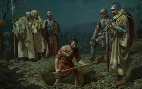 knight shovel fantasy men HD Desktop Wallpaper | Background Image