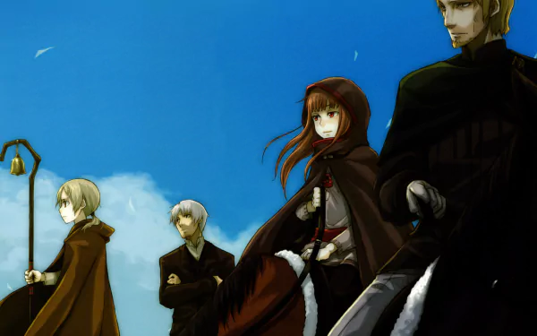 Marten Liebert Nora Arendt Kraft Lawrence Holo (Spice & Wolf) Anime Spice and Wolf HD Desktop Wallpaper | Background Image