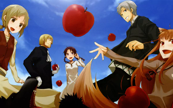 Richten Marlheit Chloe (Spice & Wolf) Kraft Lawrence Holo (Spice & Wolf) Nora Arendt Anime Spice and Wolf HD Desktop Wallpaper | Background Image