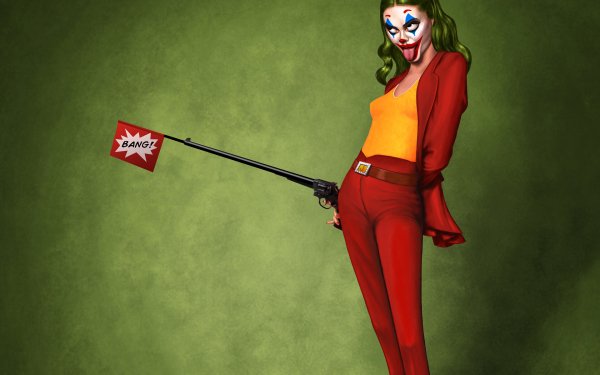 Comics Joker DC Comics Genderbend Green Hair HD Wallpaper | Background Image