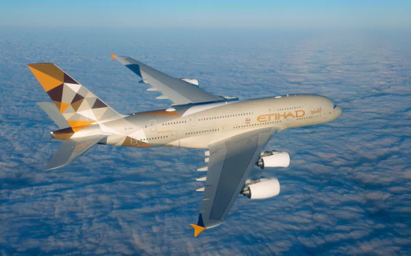  Etihad Airways A6-APA Airbus A380-861
