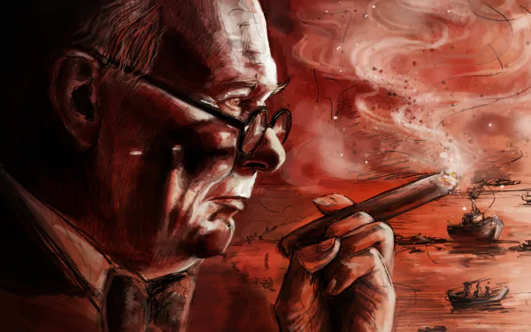 Gary Oldman movie Darkest Hour (2017) HD Desktop Wallpaper | Background Image