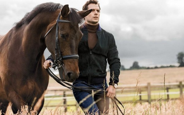 Celebrity Henry Cavill Horse Jacket Actor English HD Wallpaper | Background Image