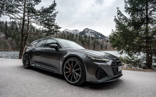 black car car Audi vehicle Audi RS6 HD Desktop Wallpaper | Background Image