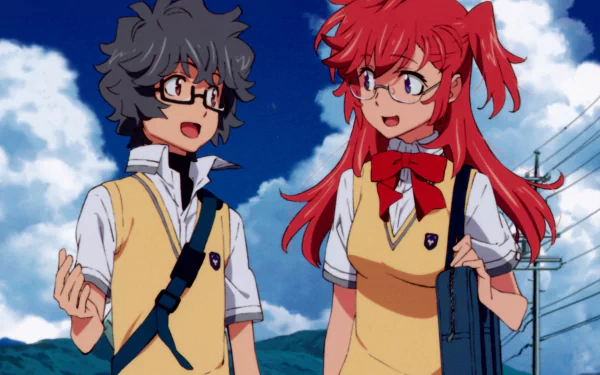 Ichika Takatsuki Kaito Kirishima Anime Waiting in the Summer HD Desktop Wallpaper | Background Image