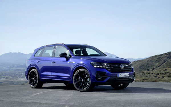 SUV car Volkswagen Volkswagen Touareg vehicle Volkswagen Touareg R-Line HD Desktop Wallpaper | Background Image