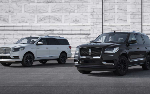 white car black car car SUV Lincoln vehicle Lincoln Navigator HD Desktop Wallpaper | Background Image