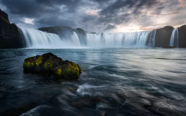 nature Iceland waterfall Goðafoss HD Desktop Wallpaper | Background Image