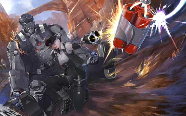 B.O.B. (Overwatch) Ashe (Overwatch) video game Overwatch HD Desktop Wallpaper | Background Image