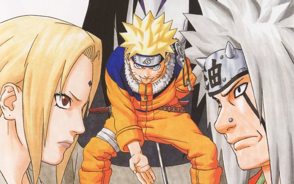 Anime Naruto Naruto Uzumaki Tsunade Orochimaru Jiraiya HD Wallpaper | Background Image