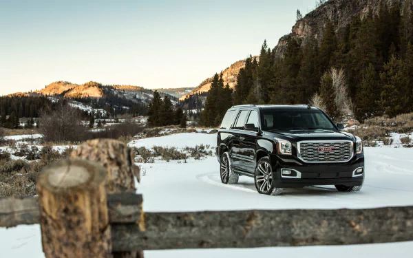 SUV black car car GMC vehicle GMC Yukon Denali HD Desktop Wallpaper | Background Image