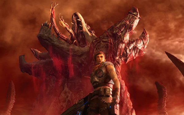 woman warrior Gears of War video game Gears 5 HD Desktop Wallpaper | Background Image