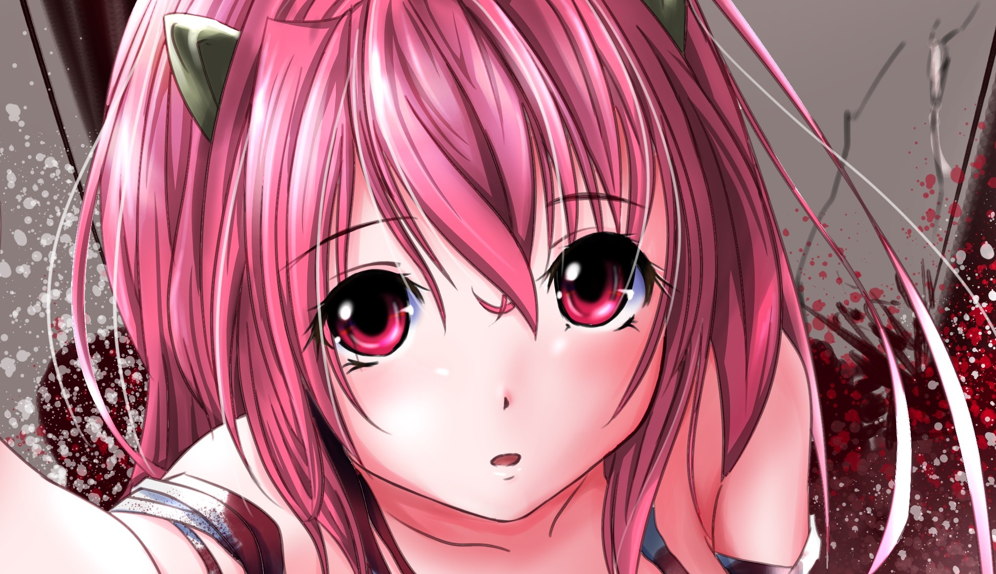 Elfen Lied, girl, anime, HD wallpaper