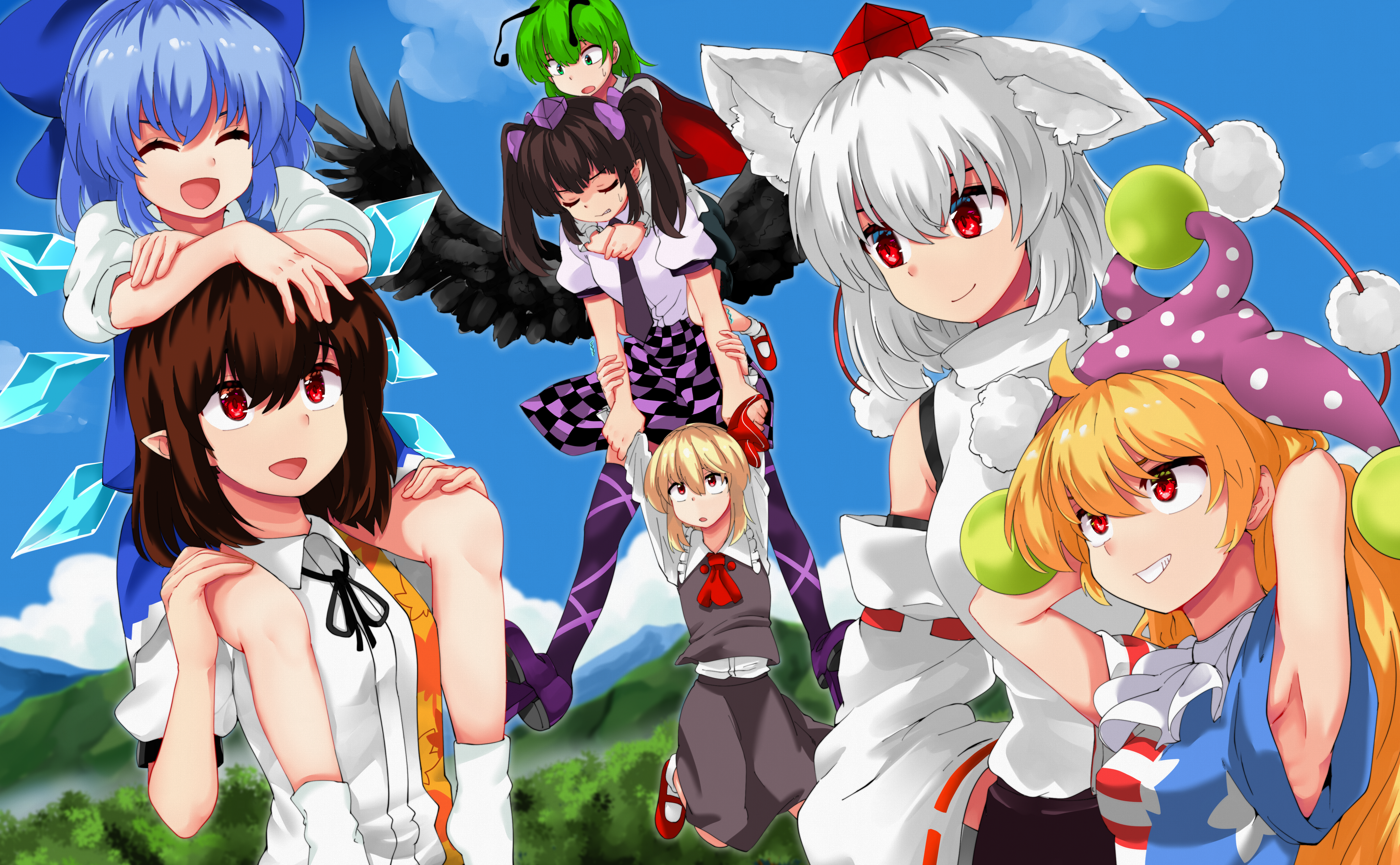 Anime Touhou HD Wallpaper | Background Image