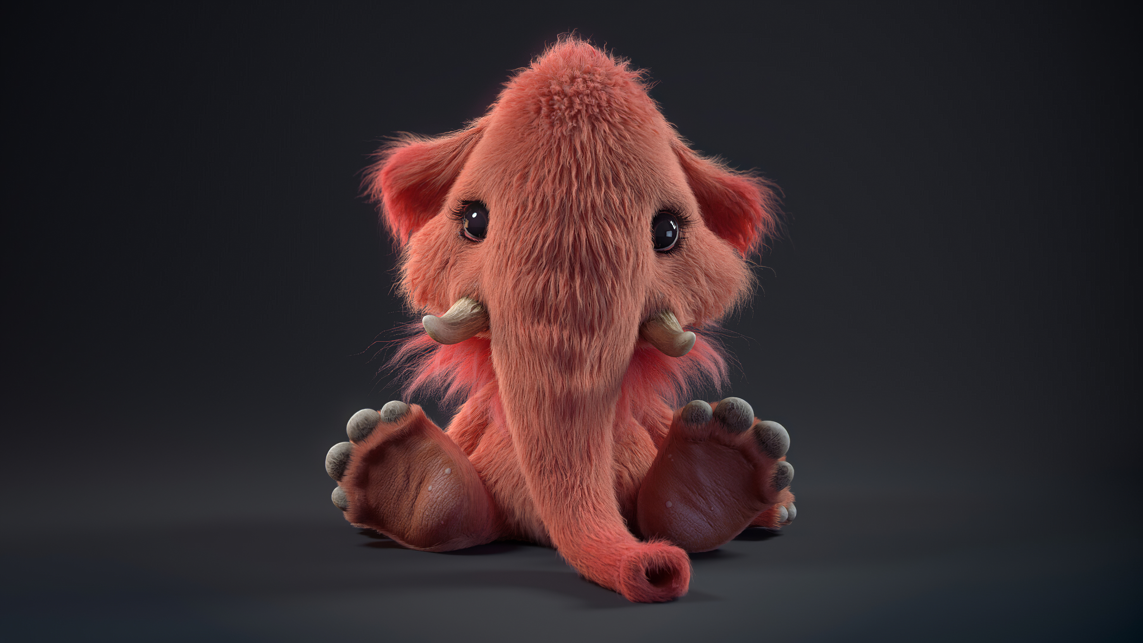 Cute Baby Mammoth by Ruslan Gatiyatov