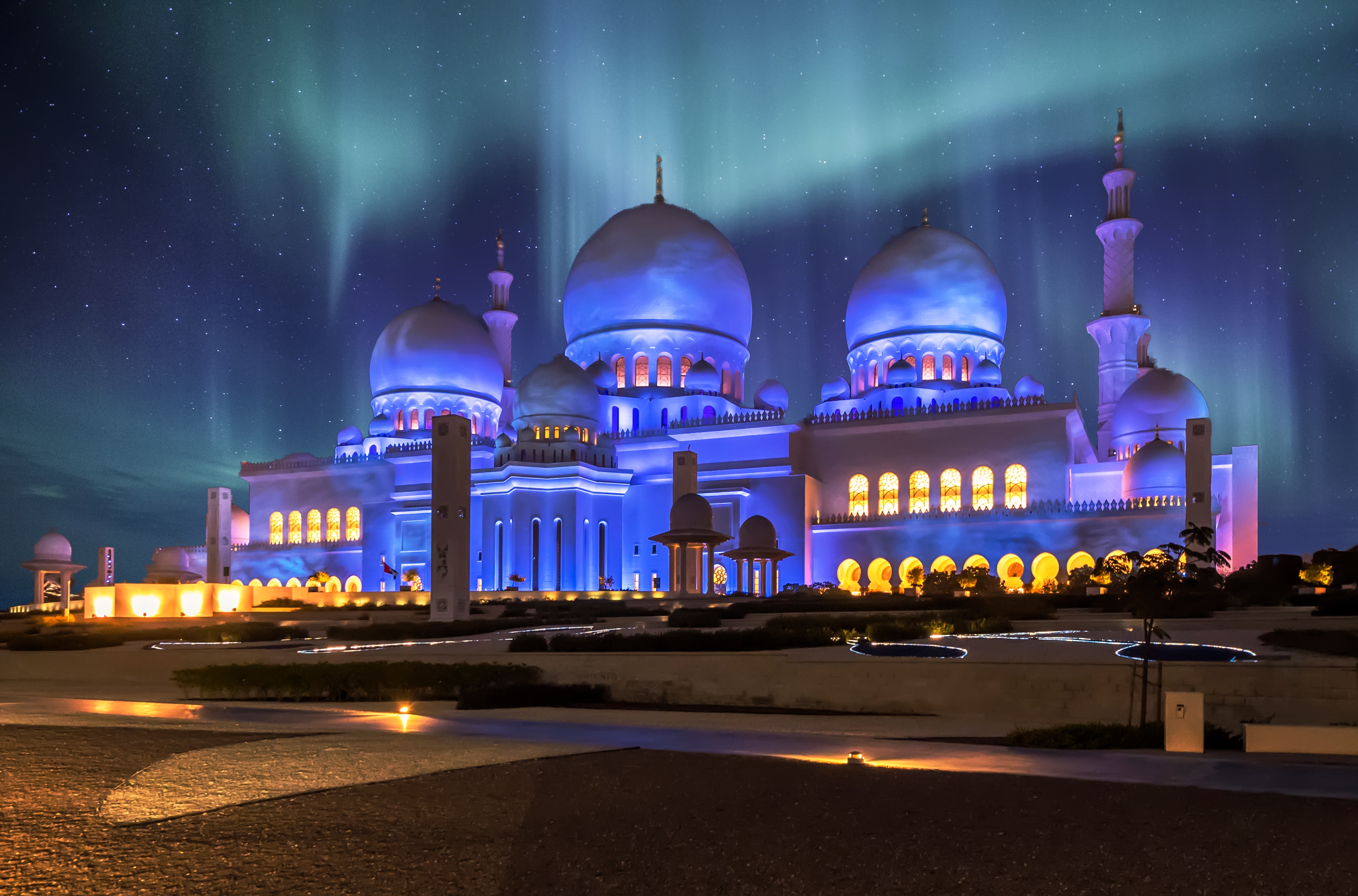 Sheikh Zayed Grand Mosque 4k Ultra HD Wallpaper