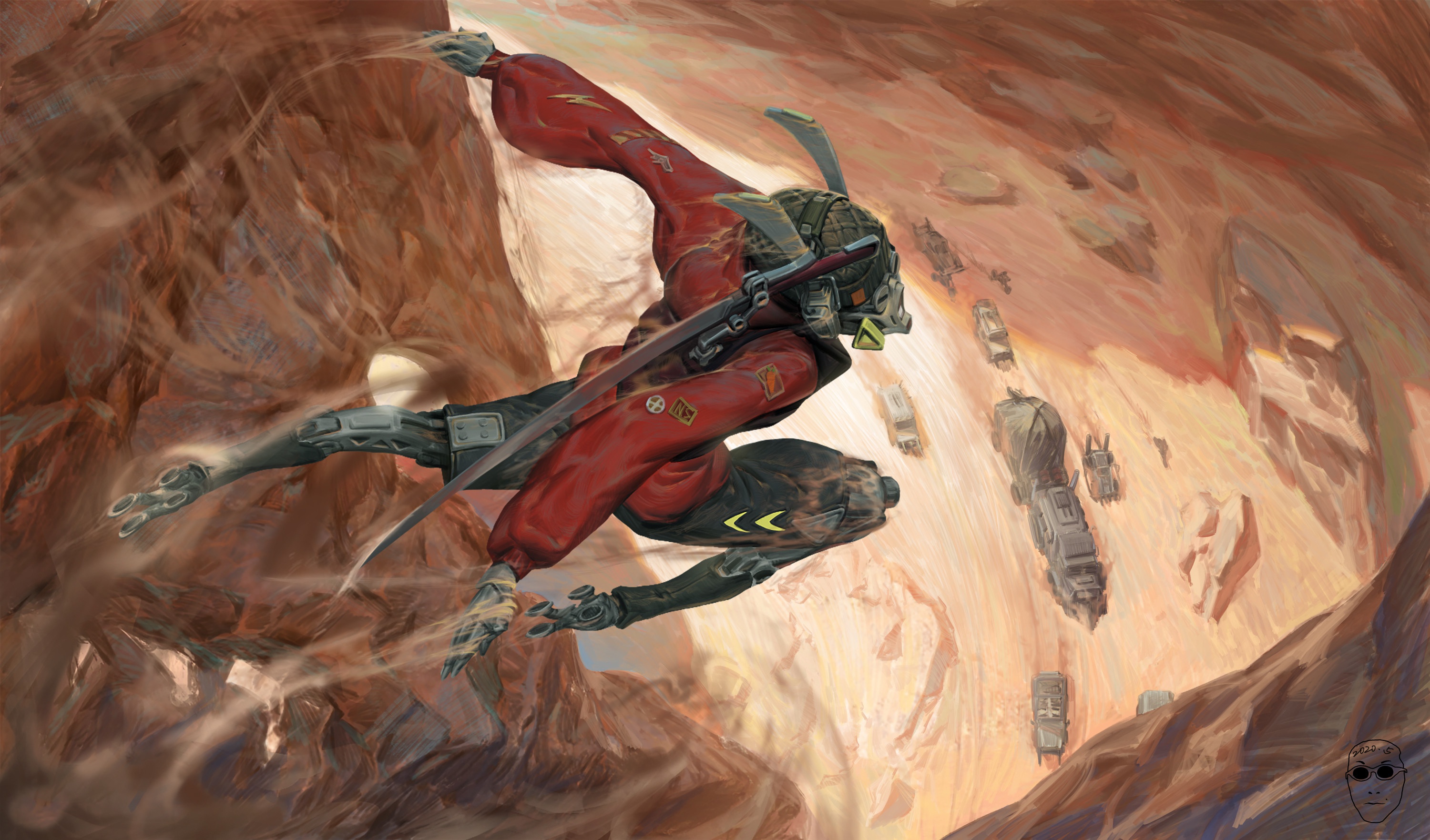 Download Warrior Sci Fi Robot HD Wallpaper by 祝菊艳 ZJY
