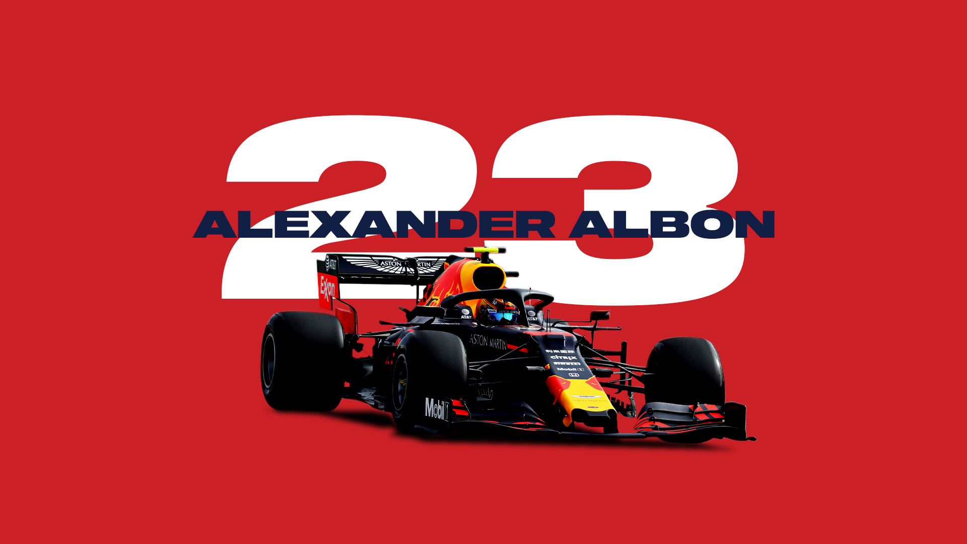 Formula 1 Alexander Albon Reverse Colors by Aleph588