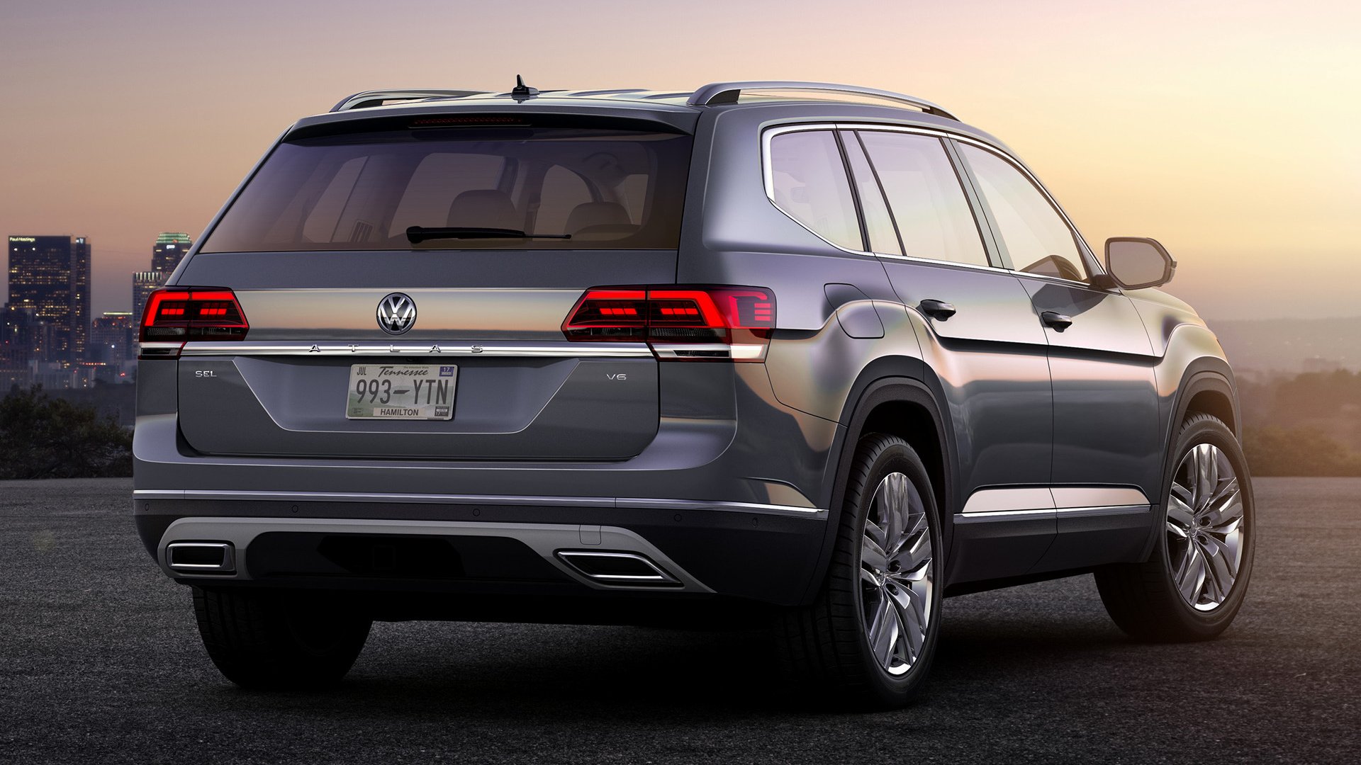 Volkswagen Atlas сзади