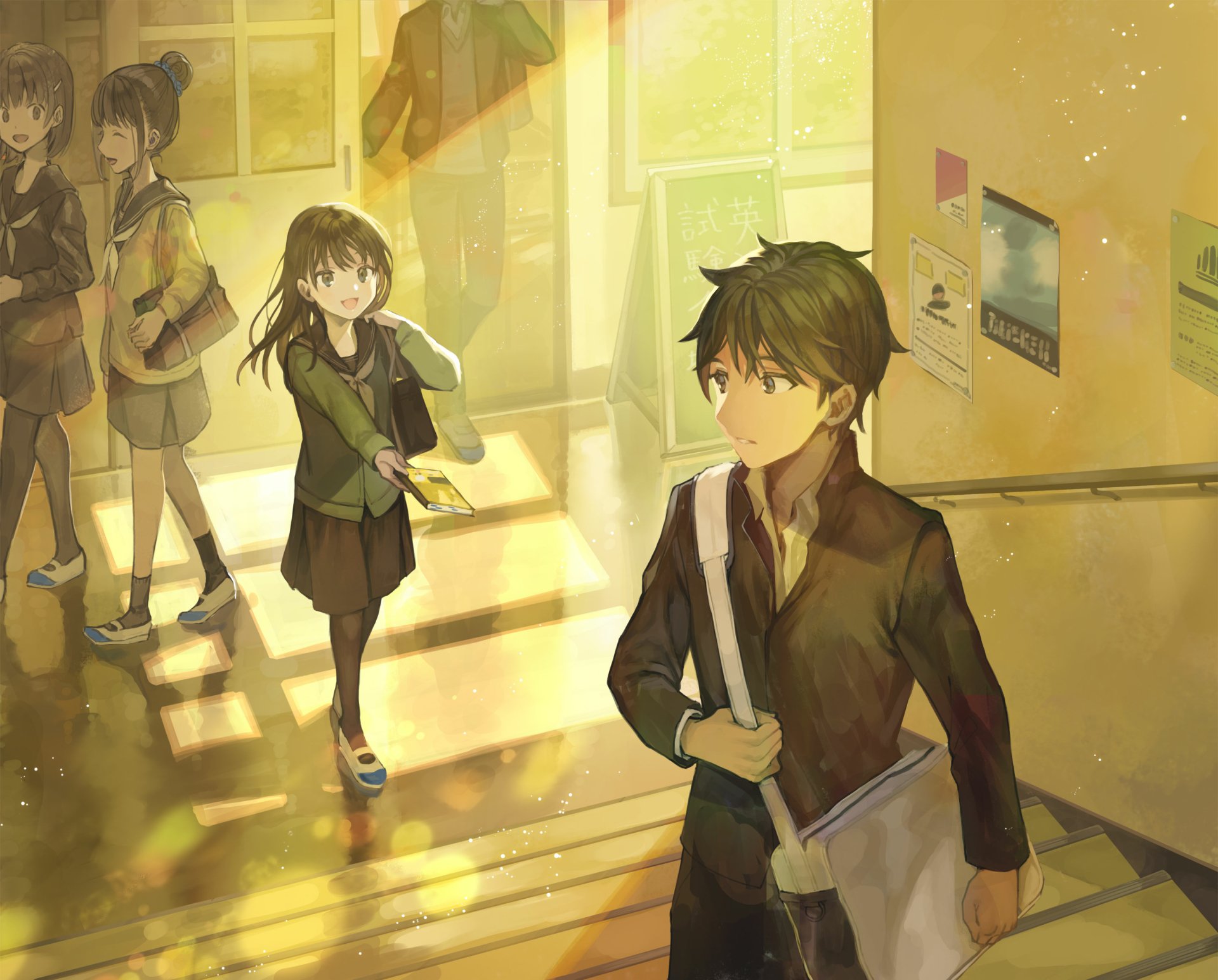 Download Anime Original HD Wallpaper by おやすみくるり