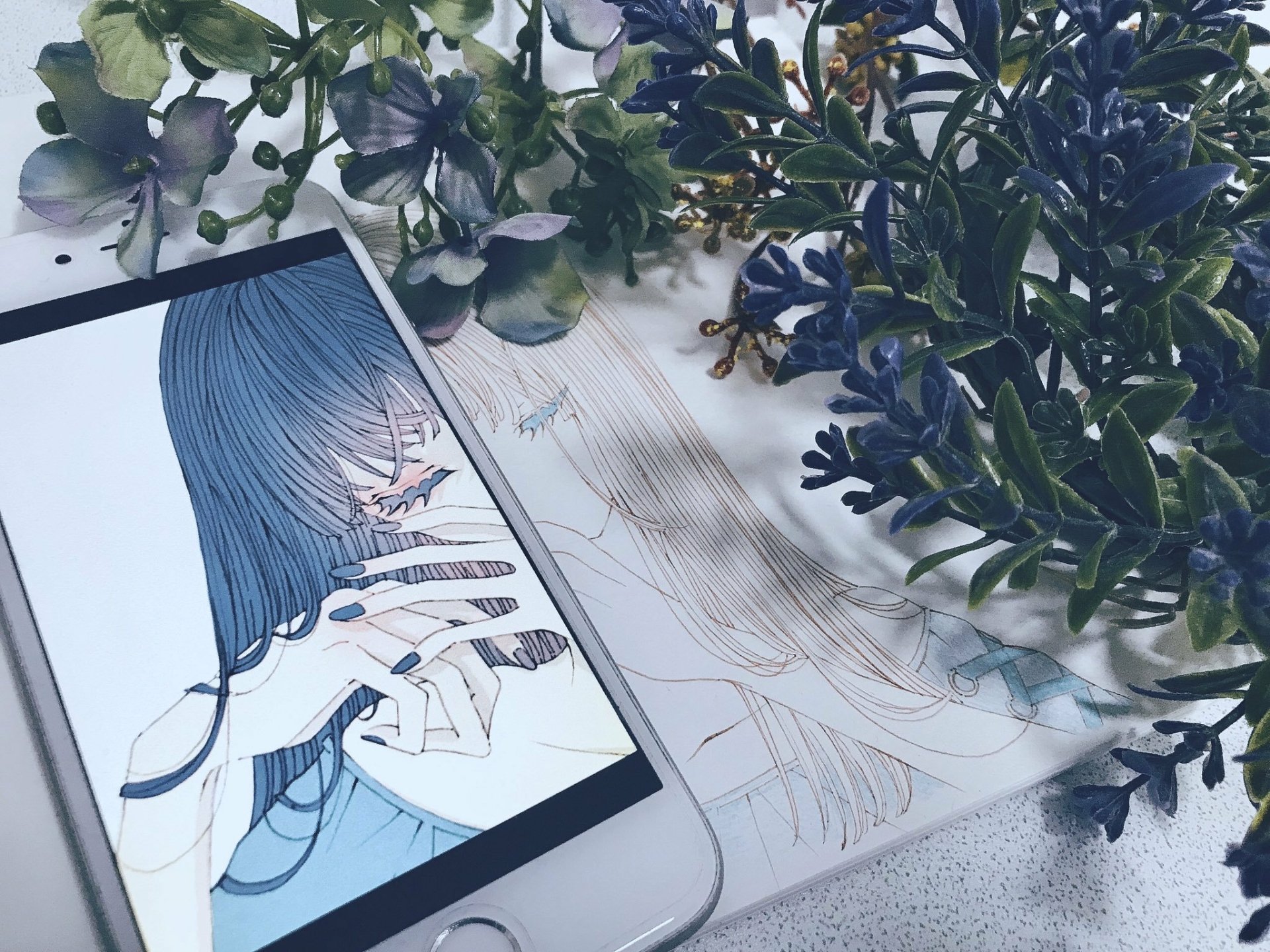 Download Anime Original HD Wallpaper by うたは