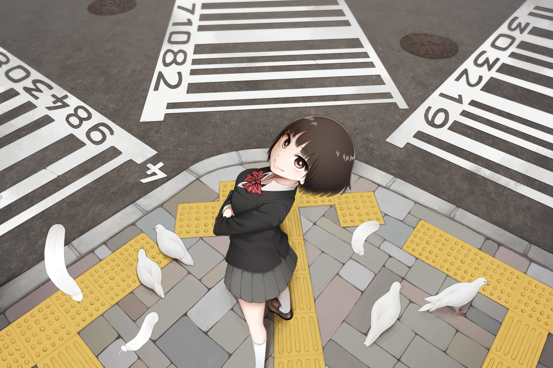 Download Anime Original HD Wallpaper by やじるし