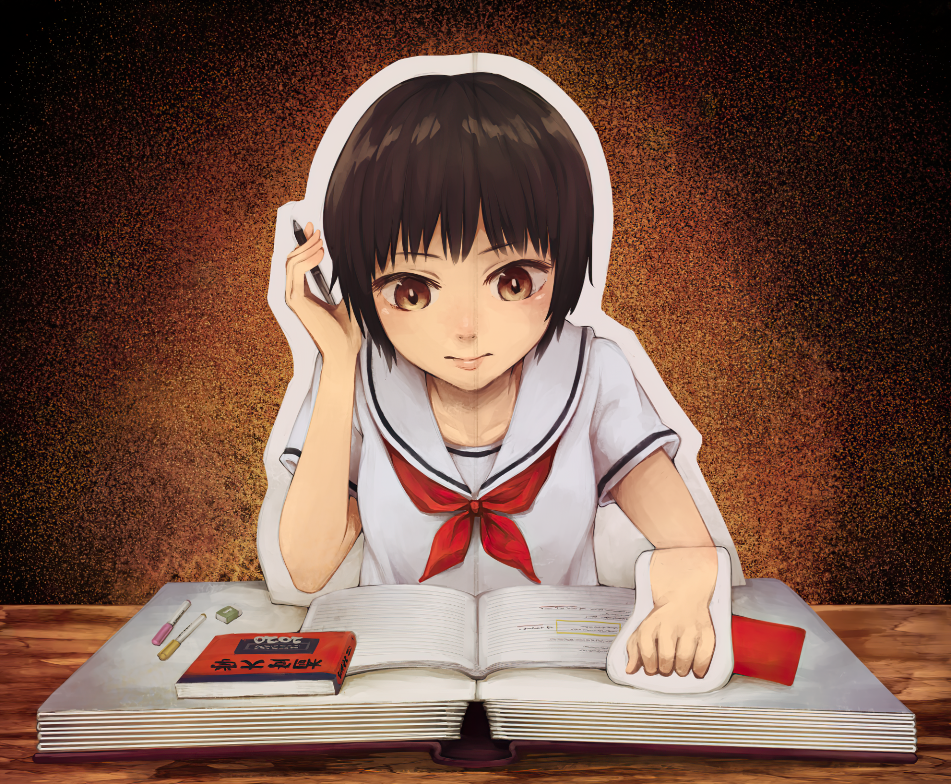 Download Anime Original HD Wallpaper by やじるし