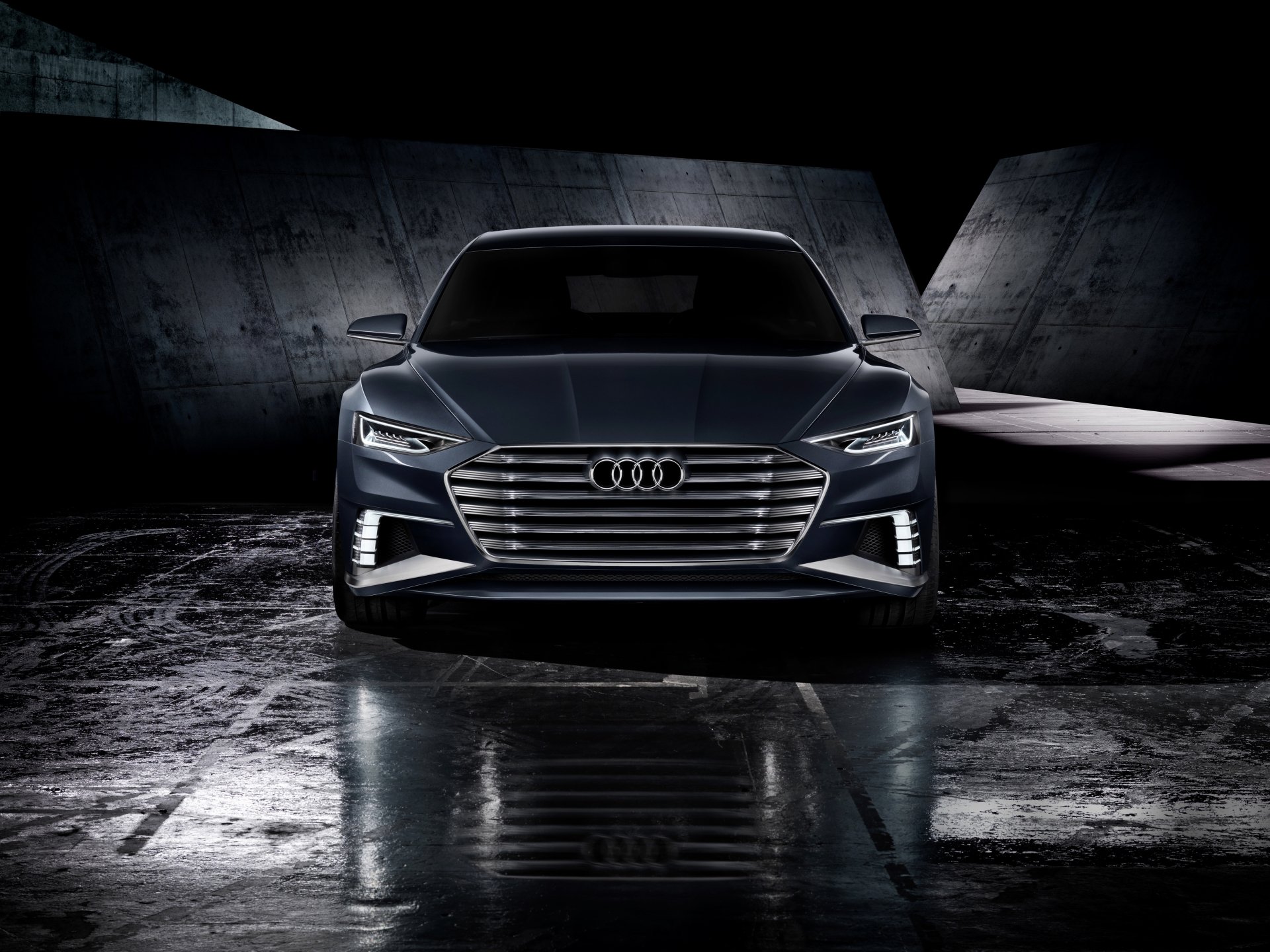Download Car Compact Car Audi Concept Car Vehicle Audi Prologue 4k Ultra HD Wallpaper