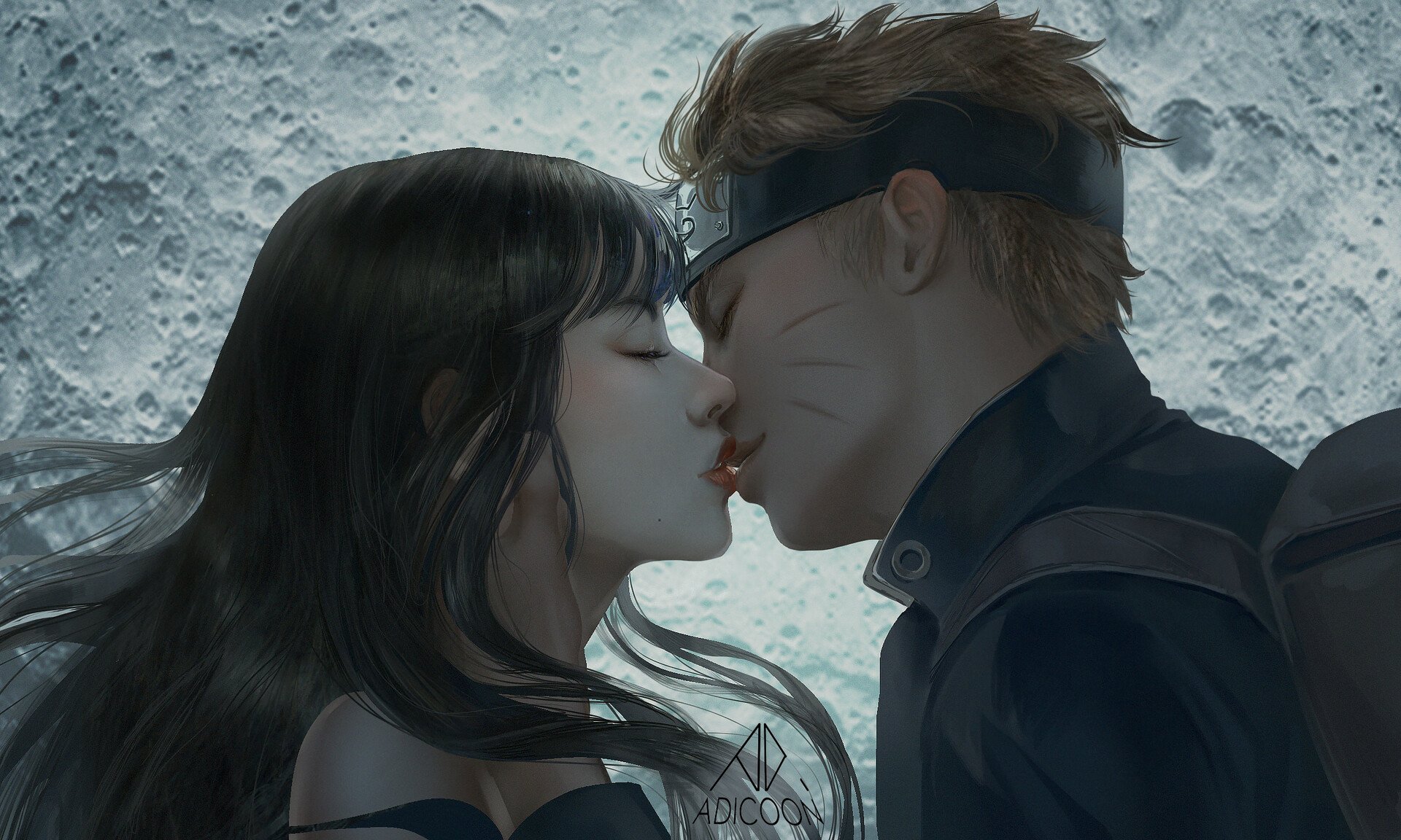 sasuke n sakura kiss, Aadi Uchiha