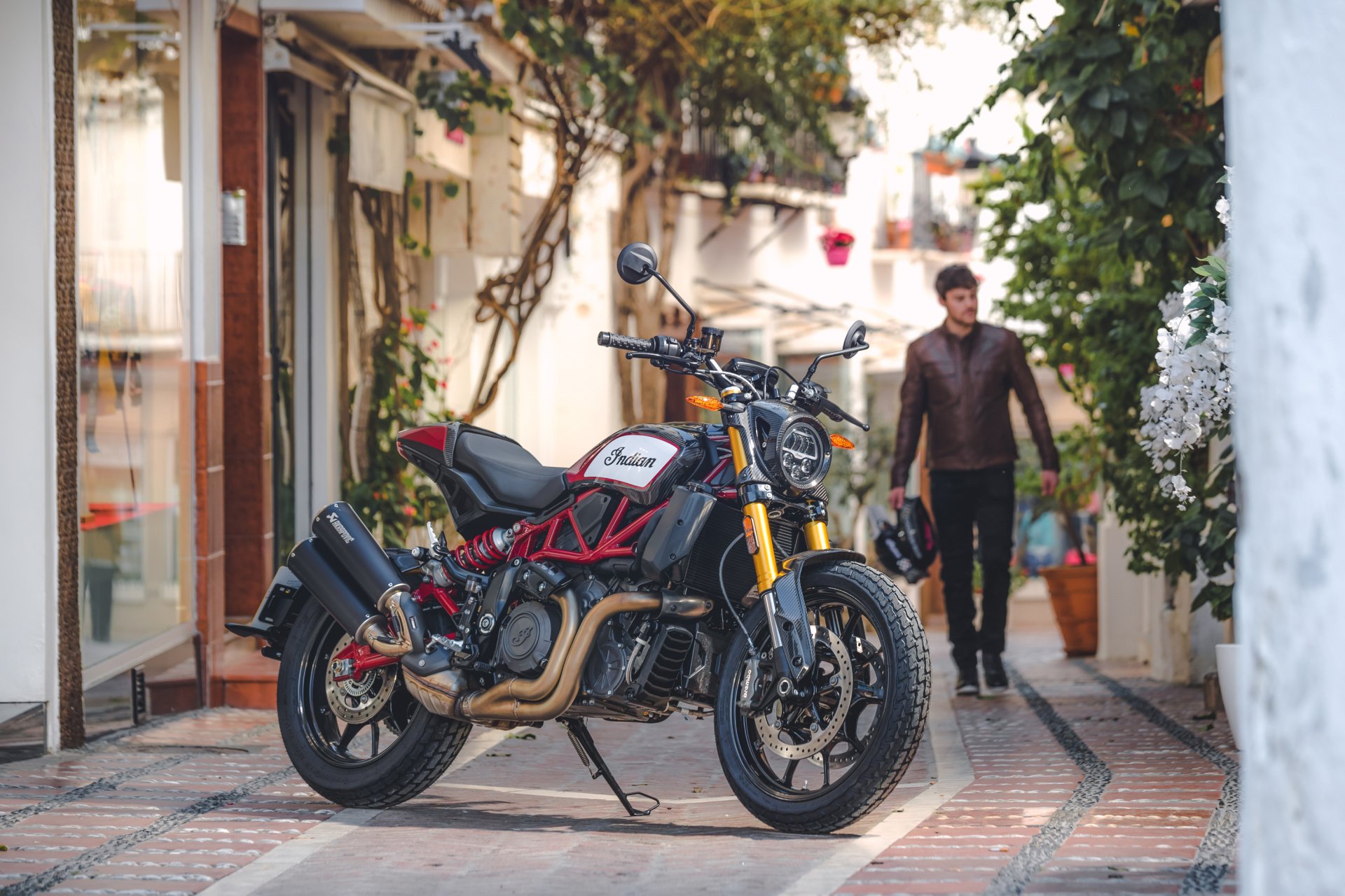 Download Motorcycle Indian (Motocycle) Vehicle Indian FTR 1200 HD Wallpaper