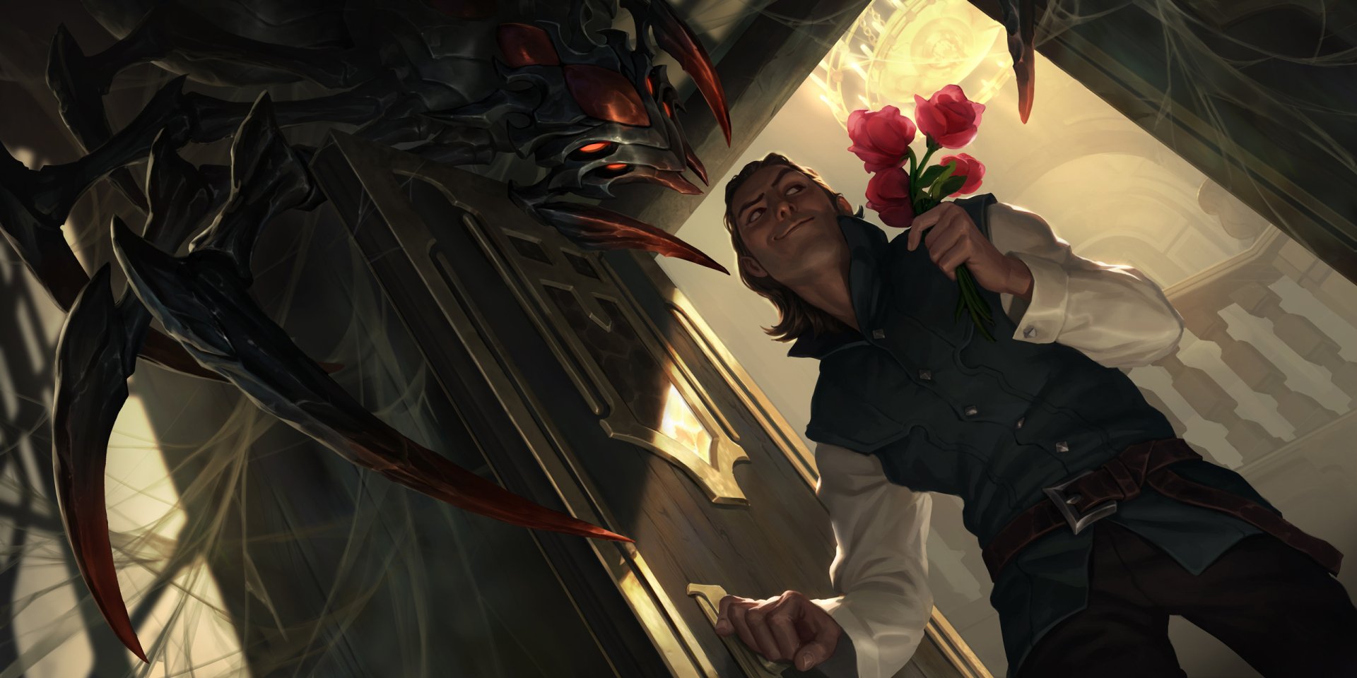 Download Elise (League Of Legends) Video Game Legends Of Runeterra HD Wallpaper by Alessandro Poli