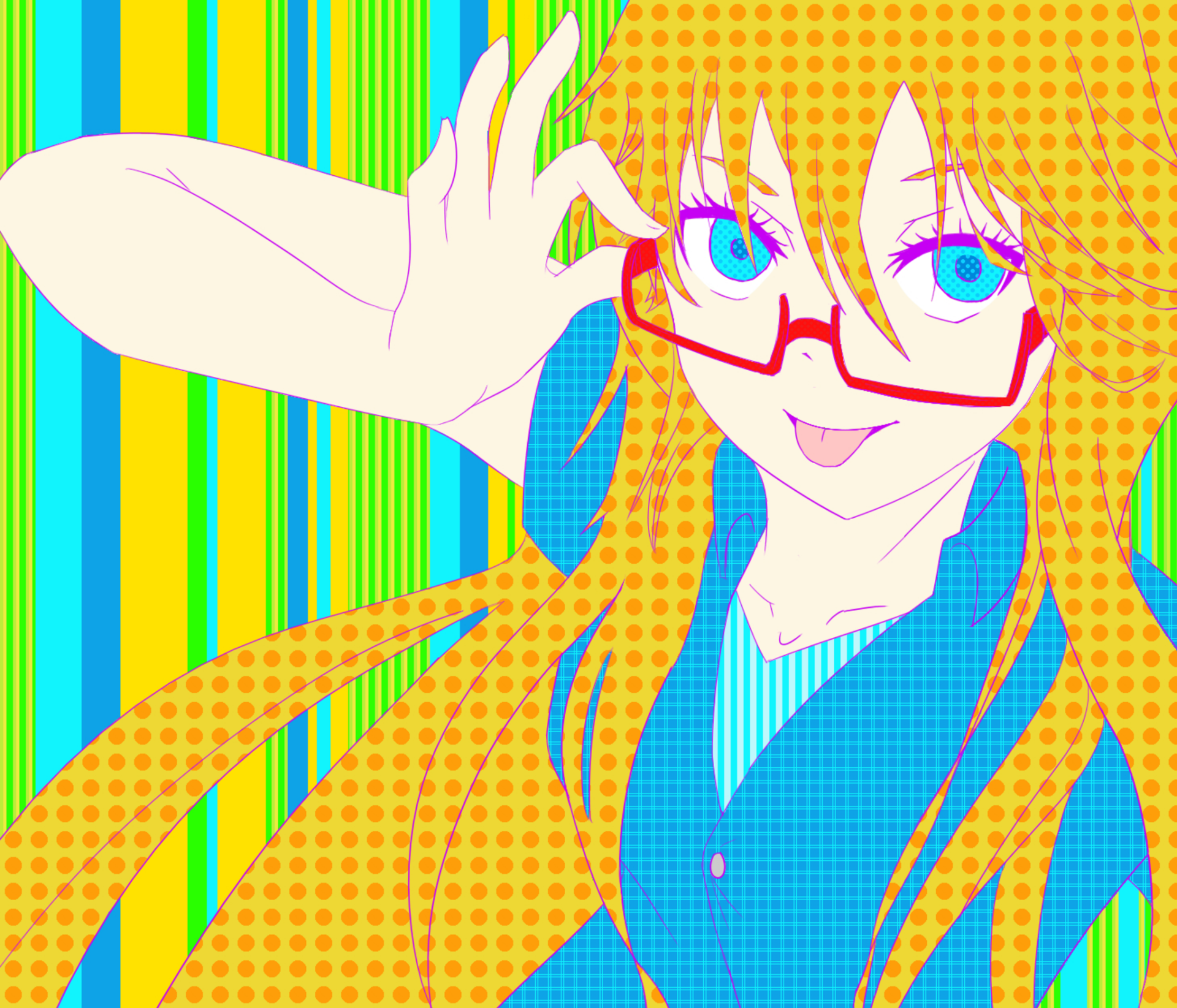 Download Anime Original HD Wallpaper by もちめんたい