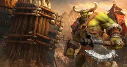 orc Warcraft video game Warcraft III: Reforged HD Desktop Wallpaper | Background Image