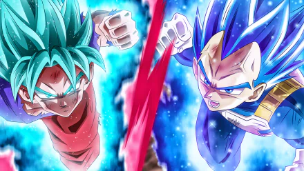 Vegeta (Dragon Ball) Goku Anime Dragon Ball Super Goku & Vegeta HD Desktop Wallpaper | Background Image