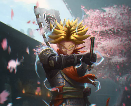 Super Saiyan Trunks (Dragon Ball) samurai Anime Dragon Ball anime samurai HD Desktop Wallpaper | Background Image