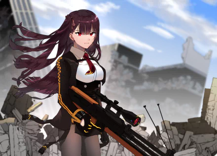 WA2000 (Girls Frontline) video game Girls Frontline HD Desktop Wallpaper | Background Image