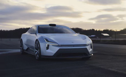 silver car concept car electric car car Polestar vehicle Polestar Precept Concept HD Desktop Wallpaper | Background Image