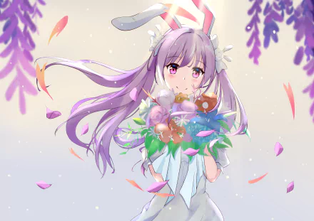 Reisen Udongein Inaba Anime Touhou HD Desktop Wallpaper | Background Image