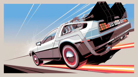  50s DeLorean by Craig Drake