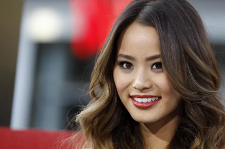 close-up lipstick brown eyes smile face brunette actress woman Jamie Chung HD Desktop Wallpaper | Background Image