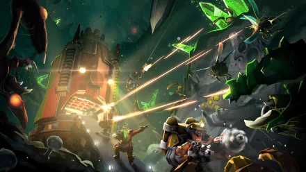 video game Deep Rock Galactic HD Desktop Wallpaper | Background Image
