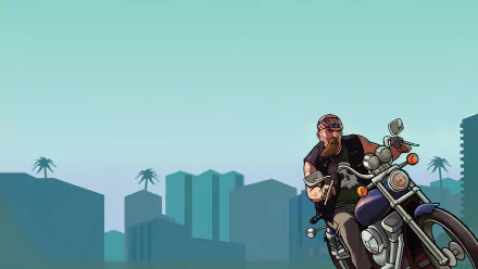  GTA VCS Biker Riding On A Angel