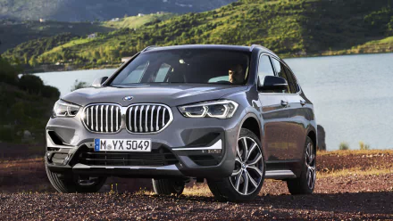 SUV silver car car BMW vehicle BMW X1 HD Desktop Wallpaper | Background Image