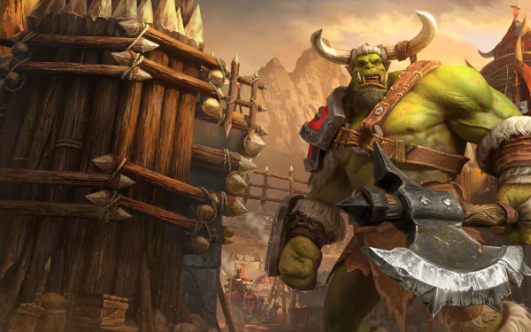 orc Warcraft video game Warcraft III: Reforged HD Desktop Wallpaper | Background Image